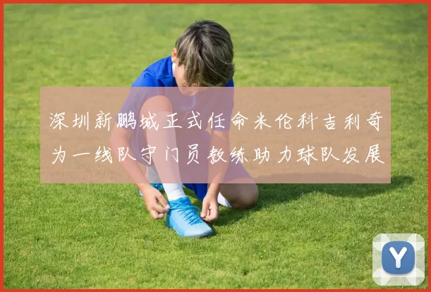 深圳新鹏城正式任命米伦科吉利奇为一线队守门员教练助力球队发展